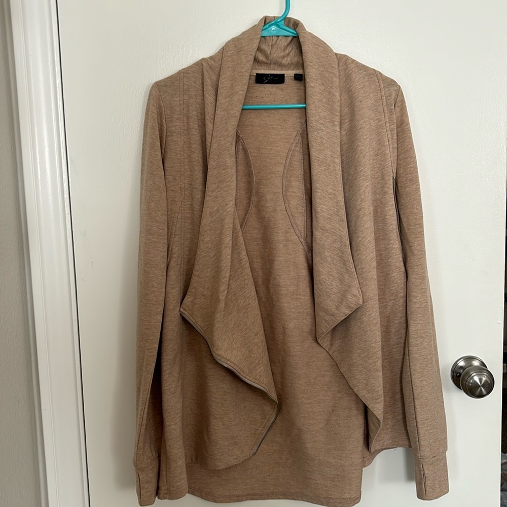 Tan long sleeved sweater